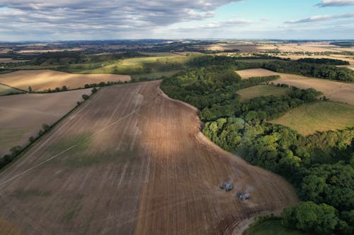 Free Aerial Photo of a Field Stock Photo