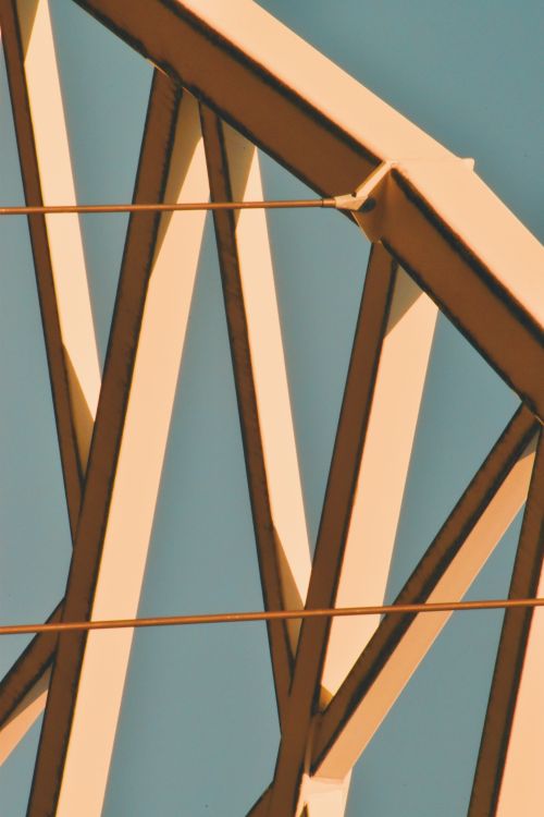 Close-up of a Steel Construction · Free Stock Photo