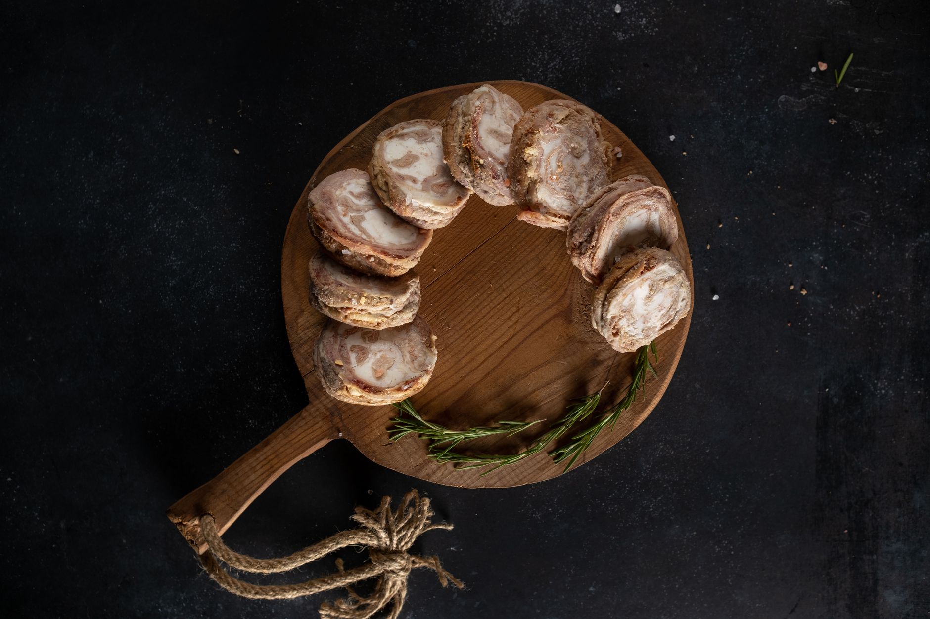 Rabbit meat on a cutting board