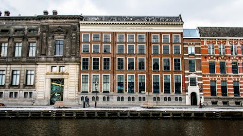 คลังภาพถ่ายฟรี ของ คลอง, มหาวิทยาลัย, อัมสเตอร์ดัม