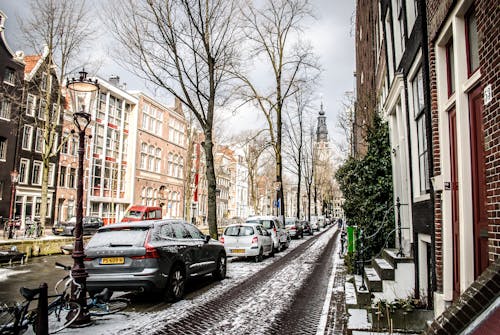 Imagine de stoc gratuită din Amsterdam, autoturisme, canal