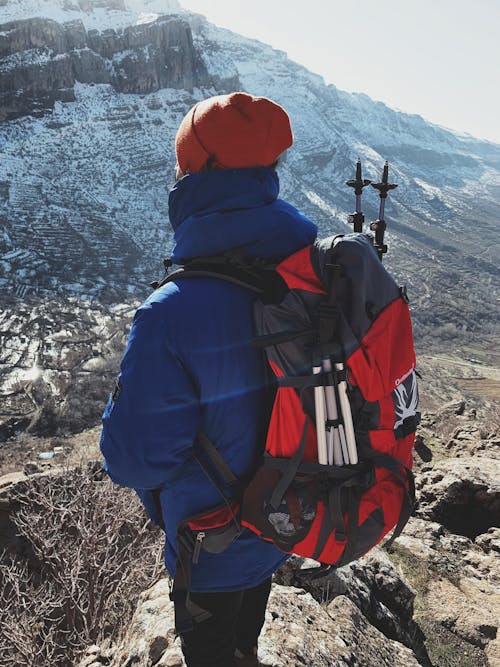 A Hiker on the Mountain Top