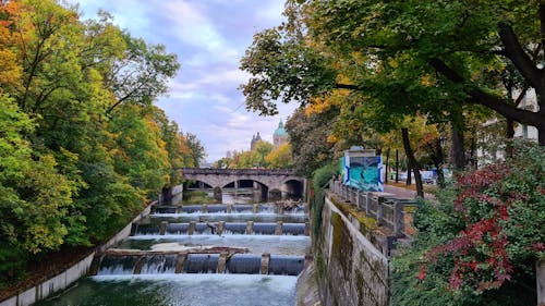 Free stock photo of autumn, bridge, city