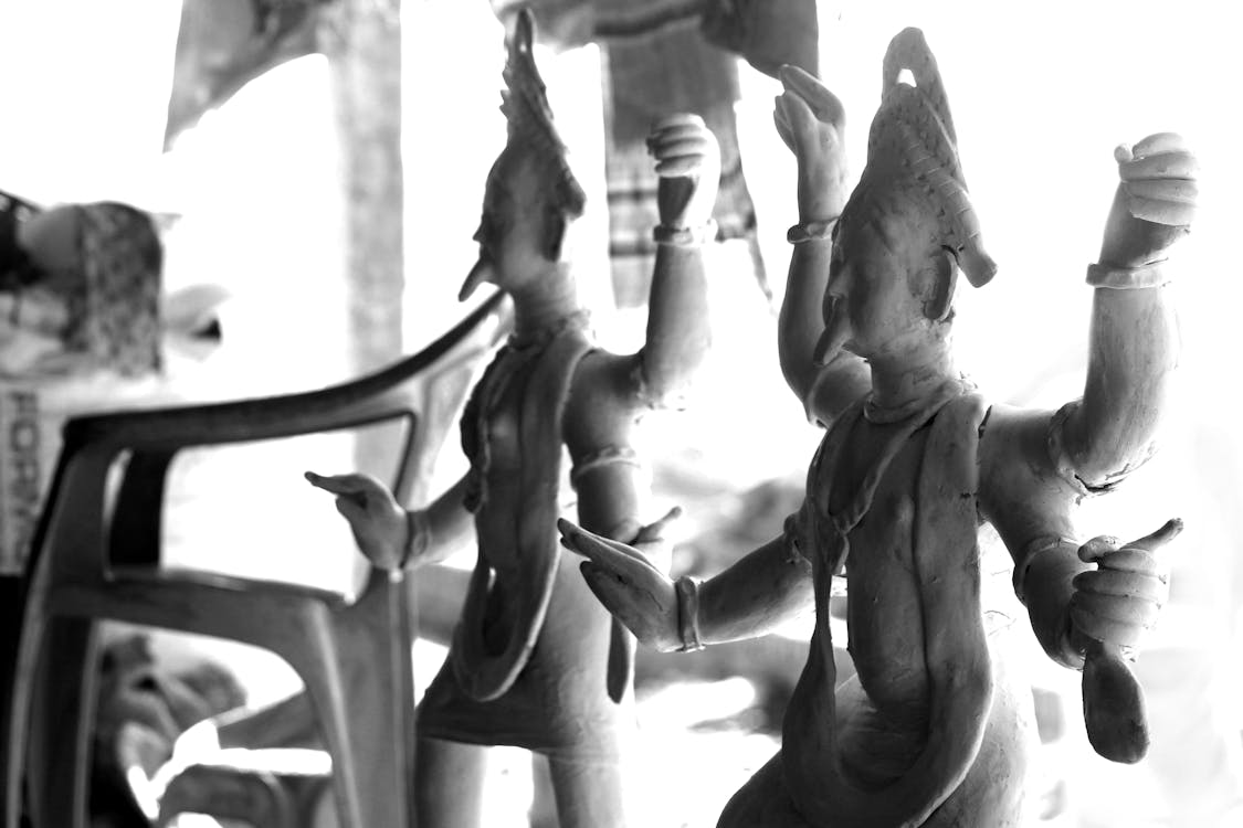 神カーリー彫刻の無料の写真素材
