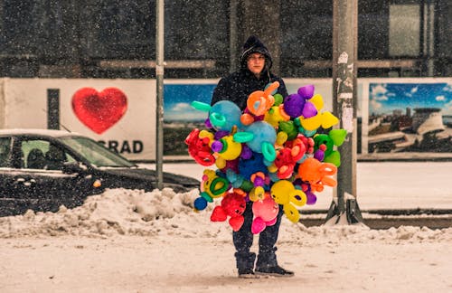Free Бесплатное стоковое фото с зима, снег, шар Stock Photo