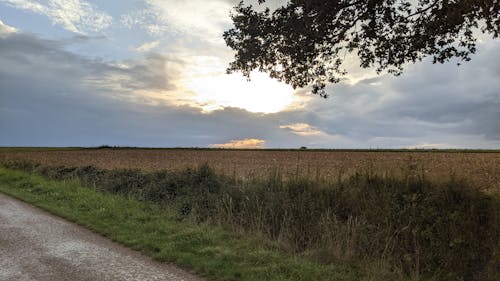 Free stock photo of clouds, fall, french countryside