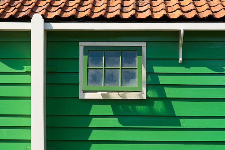 Green Wooden House