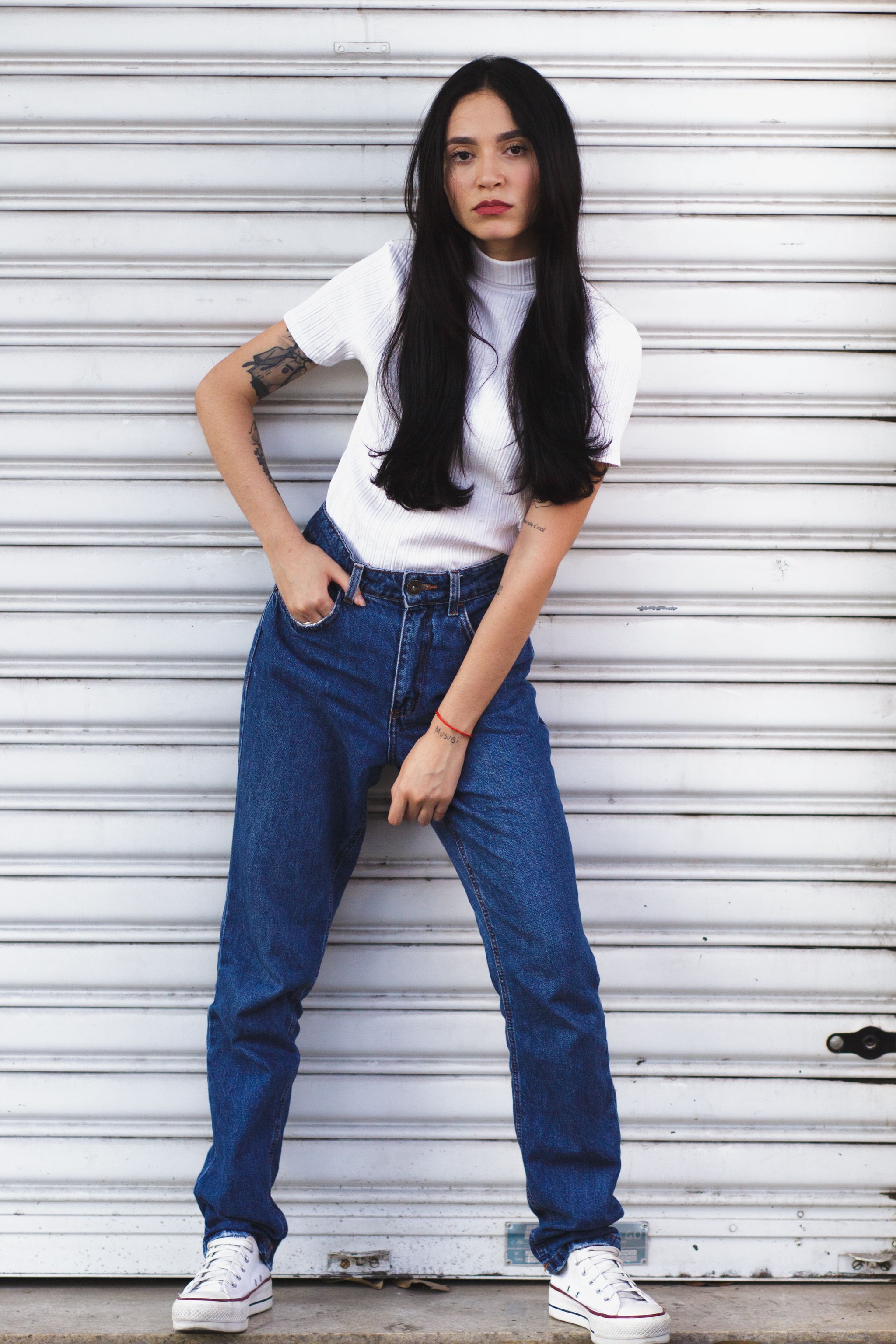 Calça Jeans Reta