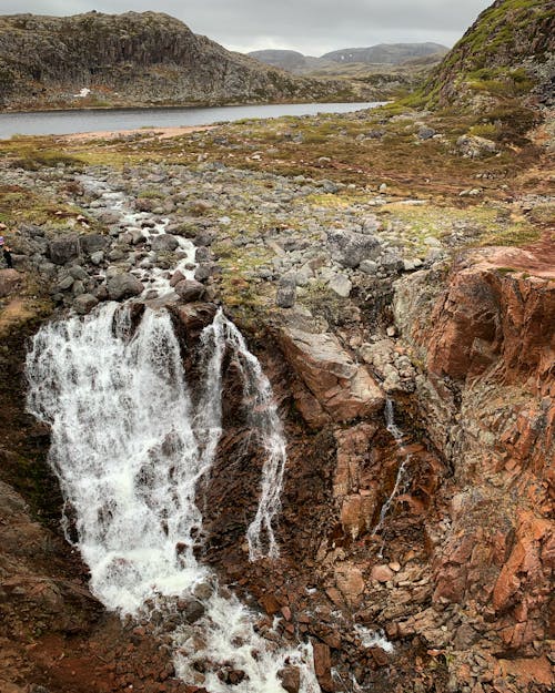 Immagine gratuita di acqua, arido, cascata