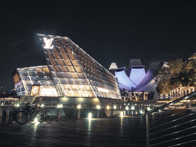 Louis Vuitton Island Maison At Night