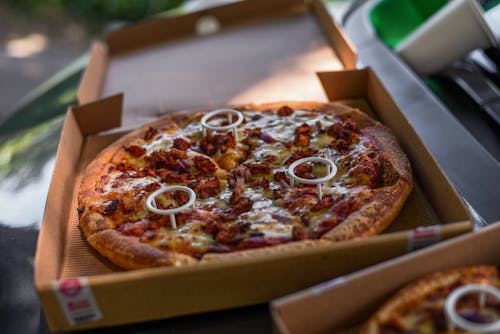 
A Close-Up Shot of a Delicious Pizza