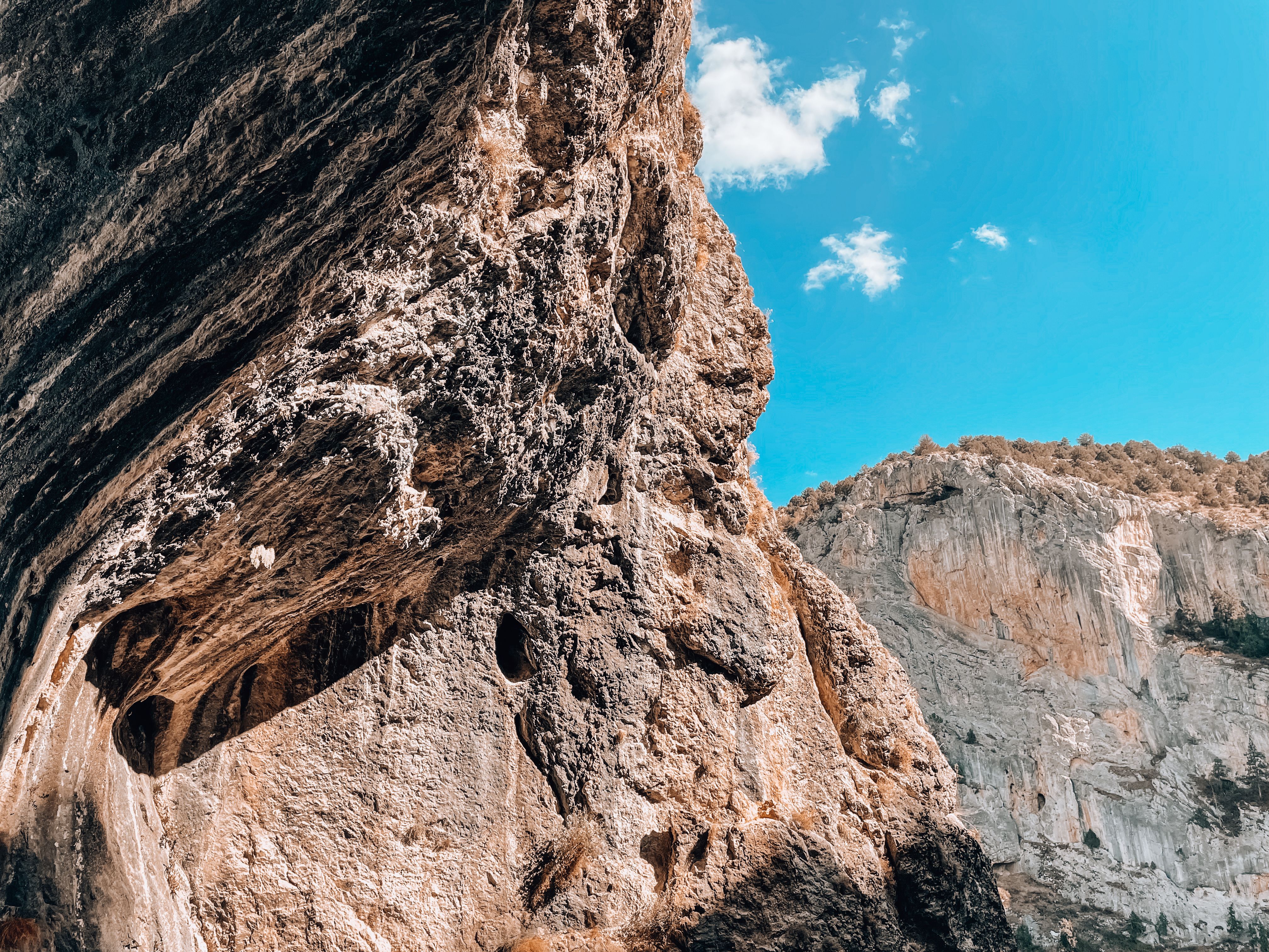 A Rocky Mountain Under the Blue Sky · Free Stock Photo