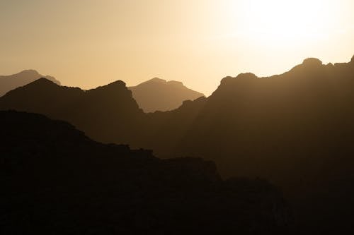 Immagine gratuita di montagne, natura, retroilluminato