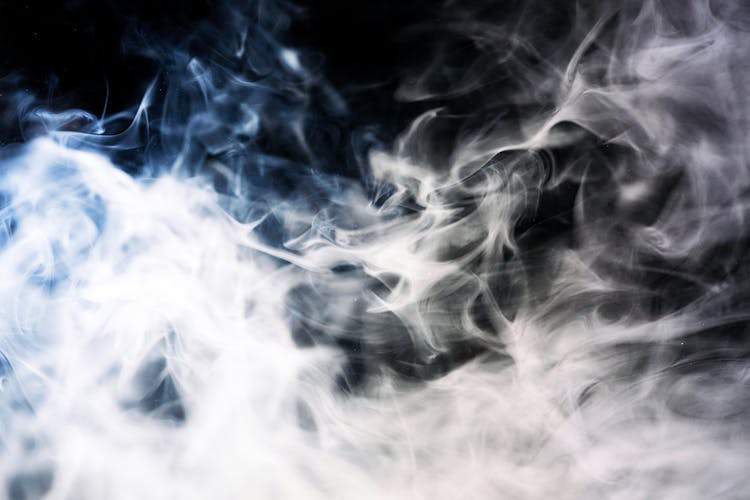 Close-Up Photo Of White Smoke