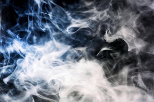 Close-Up Photo of White Smoke