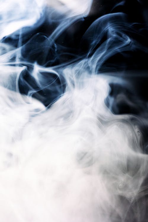 Close-Up Photo of White Smoke