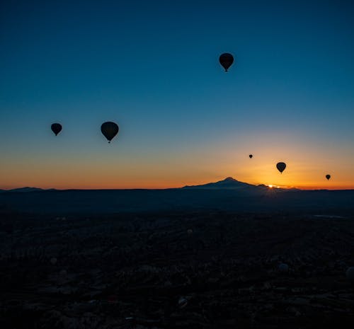 Gratis stockfoto met cappadocia, dageraad, gouden uur Stockfoto