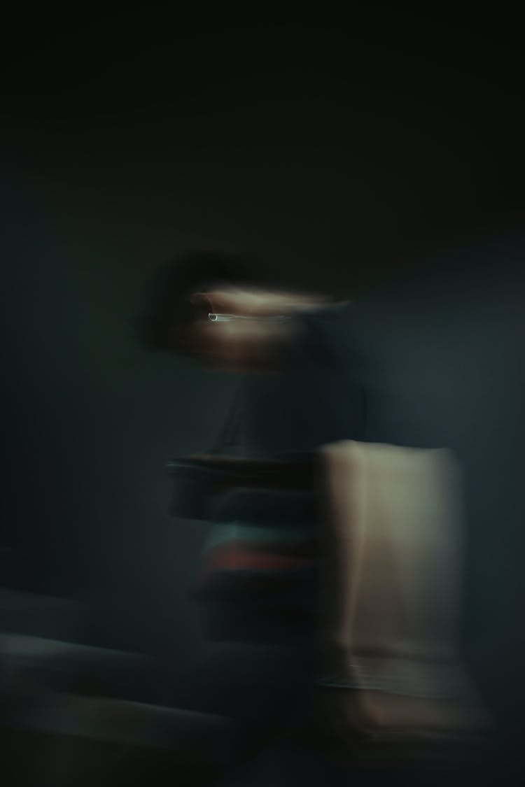 Blurred Photo Of A Person