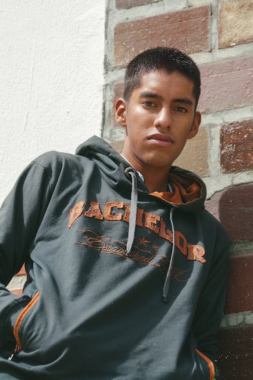 A Low Angle Shot of a Man Wearing a Pullover
