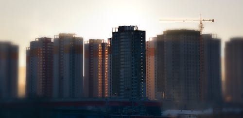 Free stock photo of buildings, morning sun, sun town