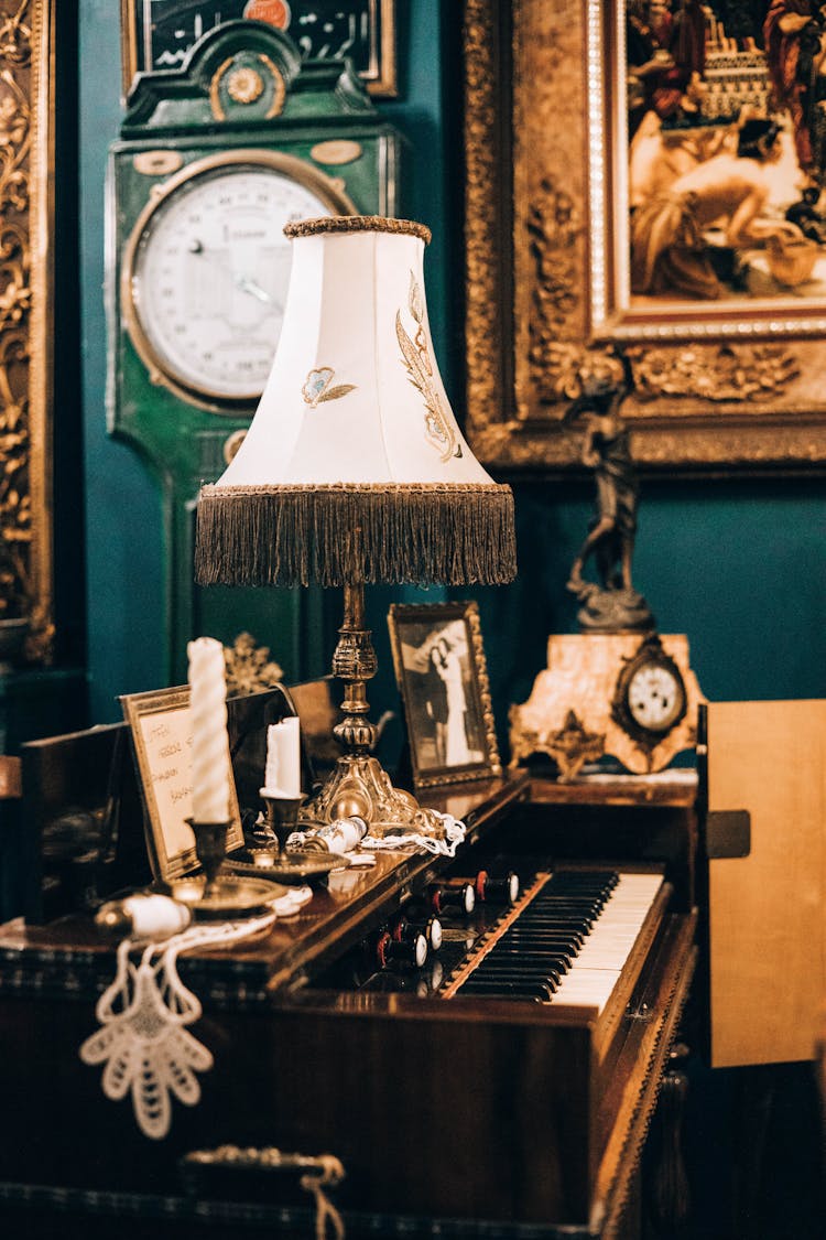 Lamp On A Piano 