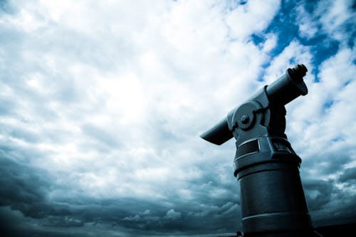 Free Black Metal Pipe Under White Clouds Stock Photo