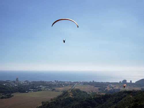 コスタリカ, スカイダイビング, パラグライダーの無料の写真素材
