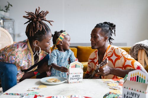 Free A Happy Family Having Fun Stock Photo