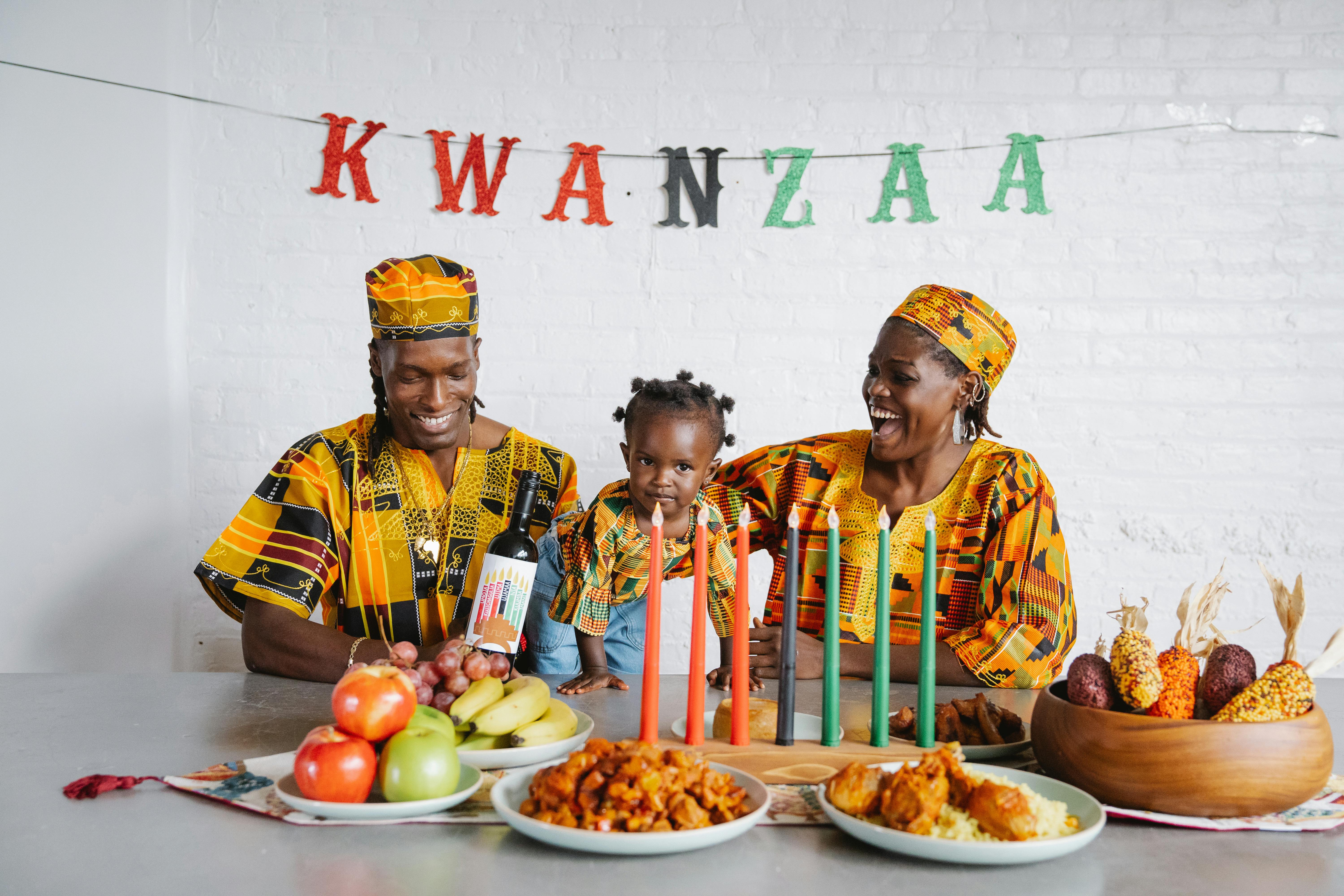 A Family Celebrating Kwanzaa · Free Stock Photo