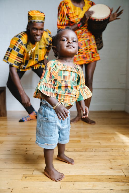 Free A Family Celebrating Kwanzaa Stock Photo