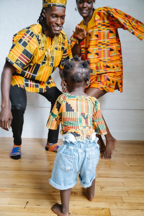 Free A Family Celebrating Kwanzaa Stock Photo