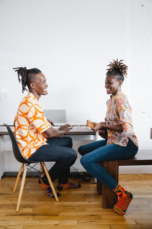 Free A Couple Playing Musical Instruments Stock Photo