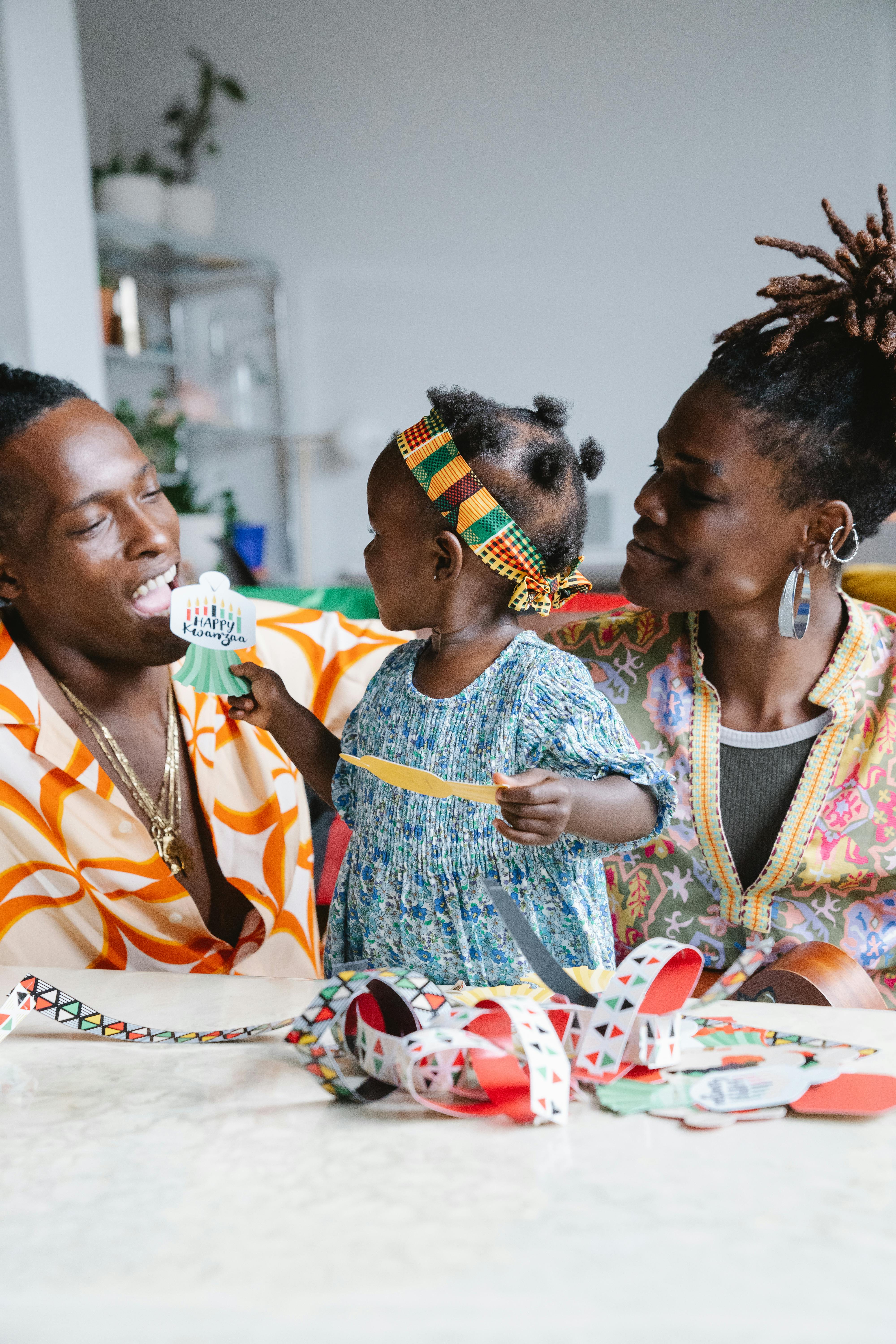 A Family Celebrating Kwanzaa · Free Stock Photo