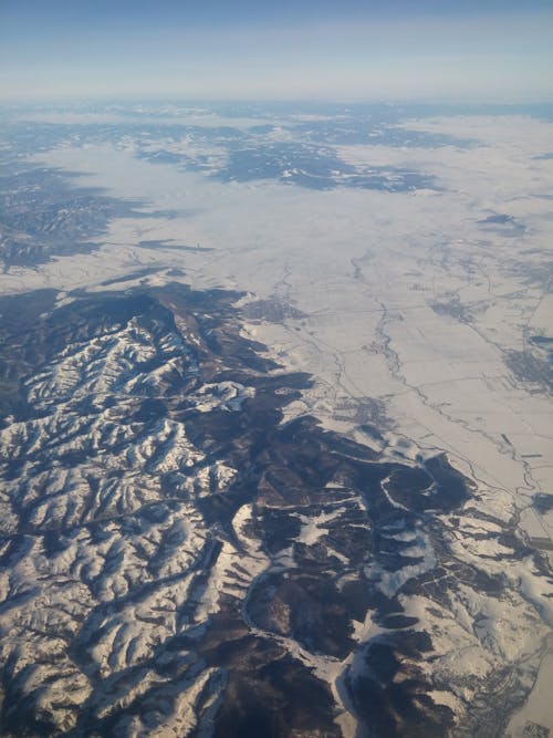 Aerial Photography Of Mountains