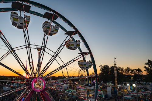Free A Ferris Wheel in a Carnival Stock Photo