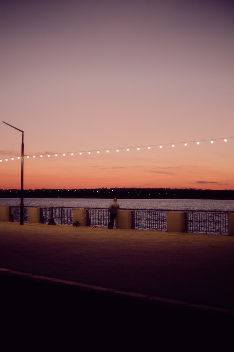 Pier At Sunset 