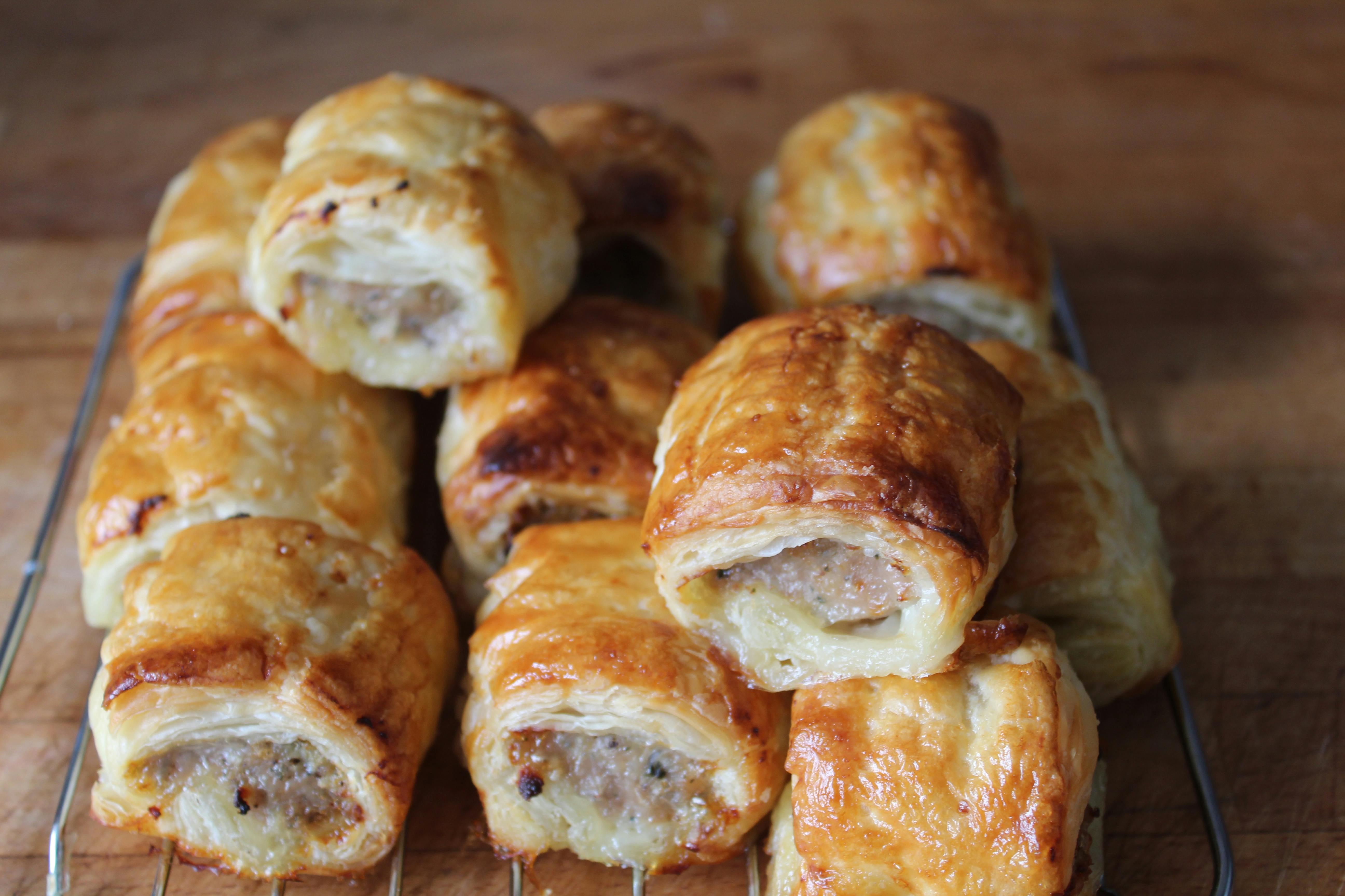 Free stock photo of lunch, party food, Sausage rolls