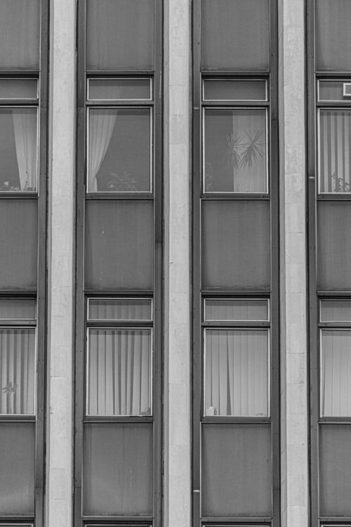 Building Exterior with Glass Windows · Free Stock Photo