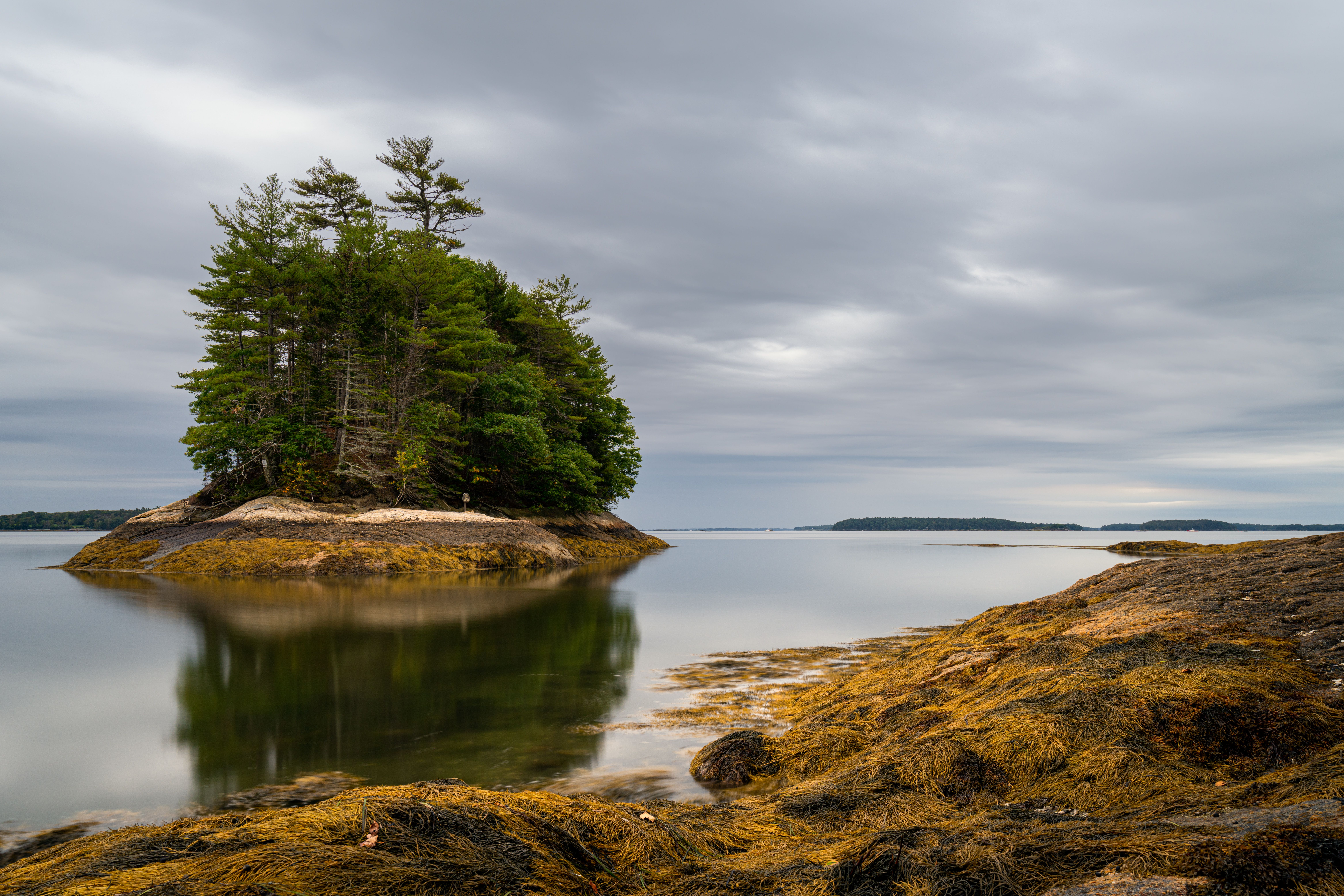Burton Island & la côte tranquille du lac Champlain