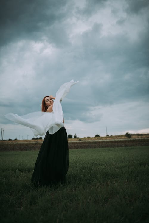 Photos gratuites de agriculture, blouse blanche, ciel