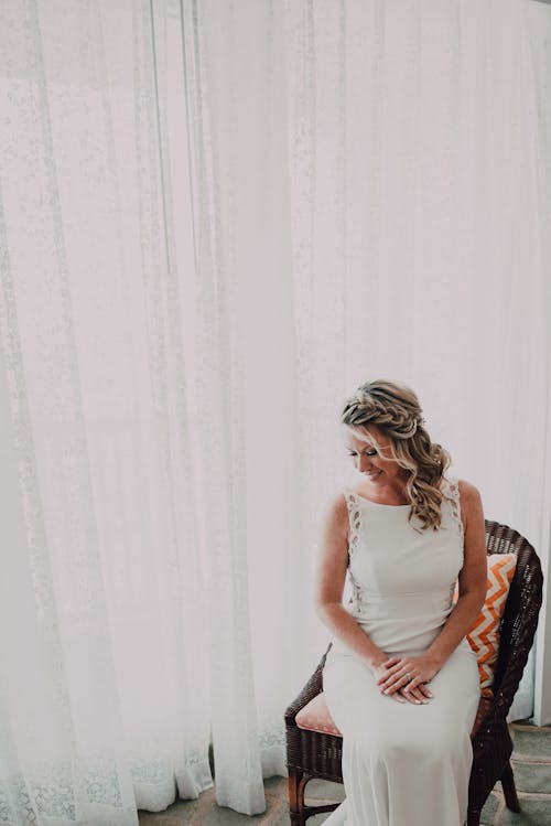 Woman In White Dress