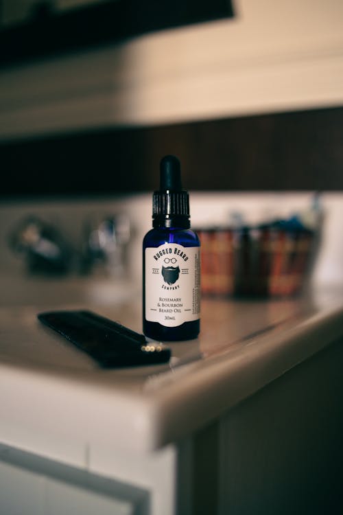 Beard Oil in a Glass Bottle