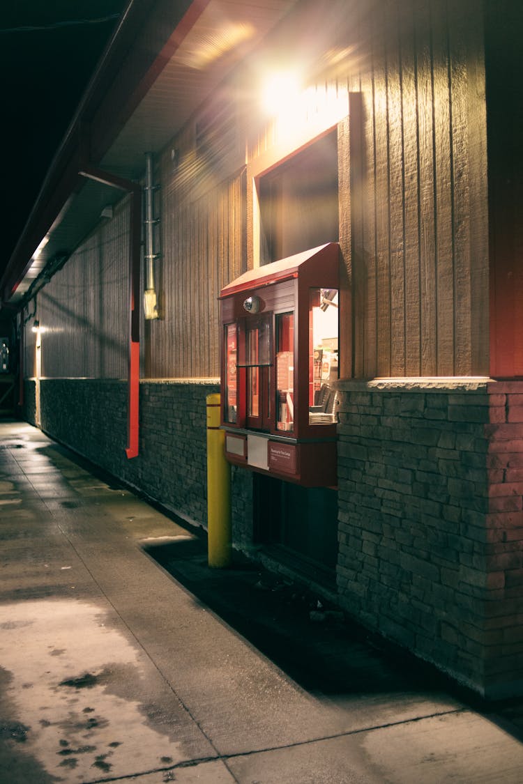 Ticket Office In A Wall 