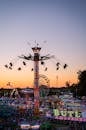 Fair at sunset