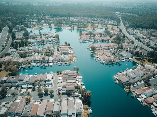 Aerial Photography of Buildings and Houses