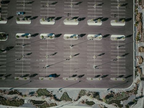 commercial parking lot