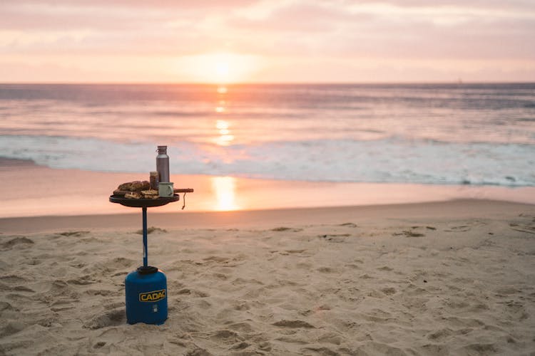 Food On Portable Table