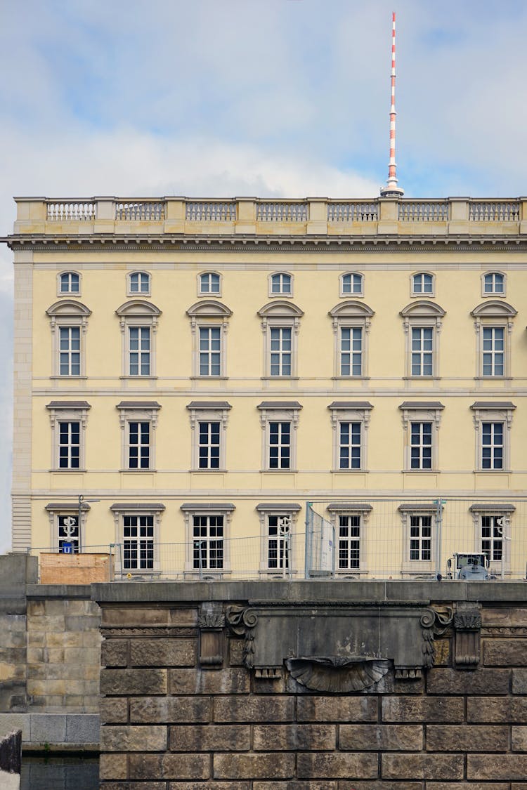 Facade Of Townhouse