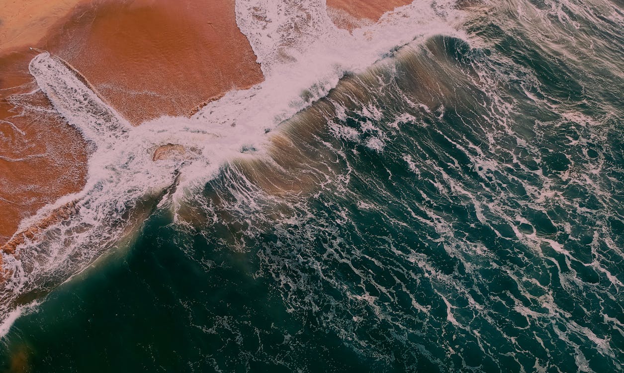 Fotografi Pemandangan Udara Pantai