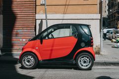Aventine V7 2019 parked at the curb — photo by Daniel Eliashevsky on Pexels